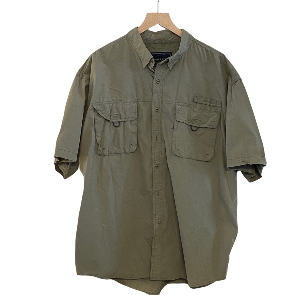 North River‎ mens fishing nylon shirt size XXL